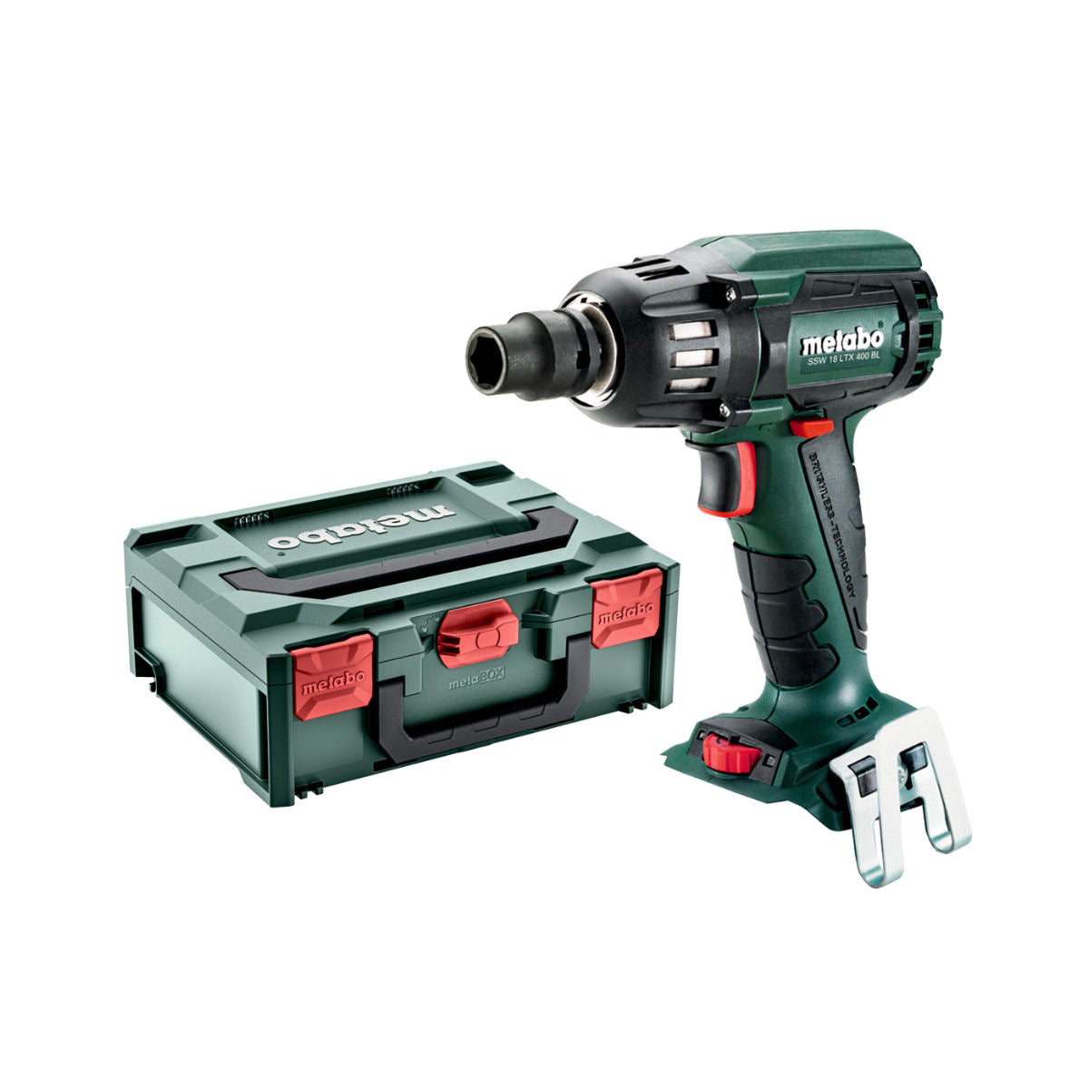 Metabo SSW 18 LTX 400 BL 18V Brushless 1/2″ Impact Wrench HT With MetaBOX